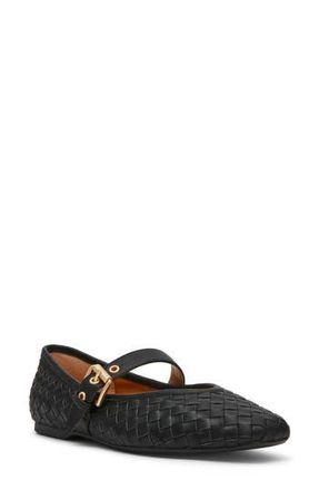 Dolce Vita Mulaney Woven Mary Jane Flat in Black at Nordstrom Rack, Size 8.5