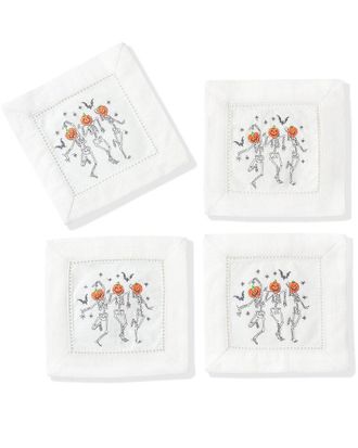 Tiramisu Skeleton Crew Cocktail Napkins Set