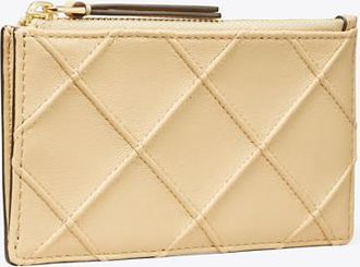 Tory Burch Womens Fleming Zip Card Case, One Size