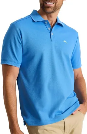 Tommy Bahama Emfielder Icon Solid IslandZone Polo in Med Blueberry at Nordstrom, Size Xxx-Large