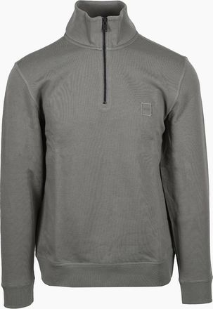 HUGO BOSS Mens Boss Orange ZETRUST SWEATSHIRT OPEN GREY - Size: SIZE 3xl
