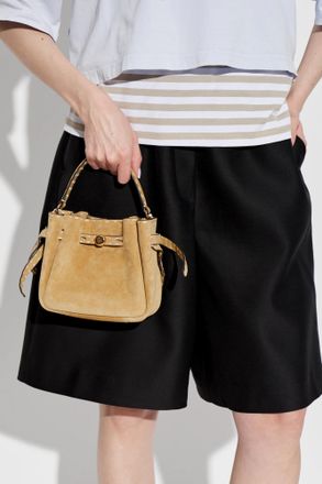 Tory Burch Romy Mini Hand-held Bag, Womens, Beige