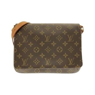 Louis Vuitton Pre-owned Cross Body Bags, female, Brown, Size: ONE SIZE Pre-owned Musette Tango Monogram Shoulder Bag