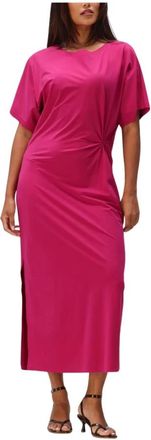 JapanTKY Japan Tky, Kleedjes, Dames, Roze, S, Denim, Lyori Maxi Jurk