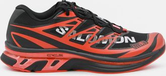 Maison Margiela Black And Red Xt Mm6 Sneakers