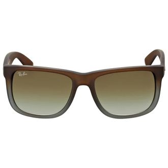 Ray-Ban Ray Ban Justin Classic Green Gradient Square Mens Sunglasses RB4165 854/7Z 54