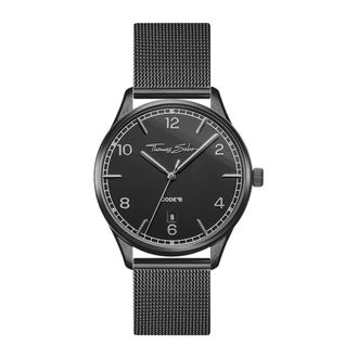 Thomas Sabo Elegante zwarte dameshorloge met datumaanduiding - Dames - Horloges - Zwart - ONE Size - Accessoires