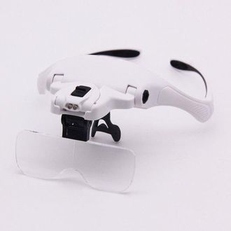 OEM Venta Al Por Mayor De Lupas De Cabeza De Alta Definici&oacute;n Y Gran Aumento, Reparaci&oacute;n De Lentes M&uacute;ltiples, Gafas De Lectura Con Lentes Led
