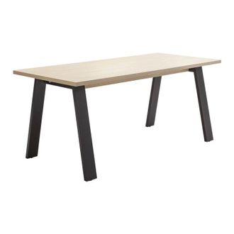 Decorspace Decor Space - Scrivania rovere chiaro gambe nere