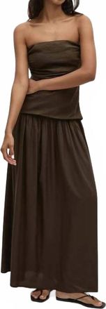 Faithfull The Brand Hedy Maxi Dress In Forest