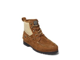Polo Ralph Lauren Ranger Mid Boot Mens Shoes Teak/Natural Sherpa : 10.5 D - Medium, Leather