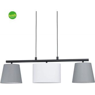 Eglo Sospensione Almeida 3Xe14 Paralumi Tessuto Assortiti Multicolor L86 Cm Eglo