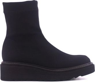 Pedro Garcia Schoenen, Dames, Zwart, 39 EU, Leer, Sorina Wedge Boot