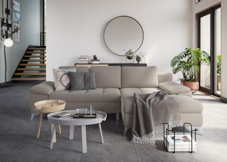 Sit&more Ecksofa »Latigo L-Form« mit Recamiere, wahlweise mit Bettfunktion und Bettkasten