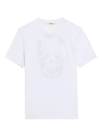 Zadig&Voltaire Stockholm T-shirt met borstzak - Wit