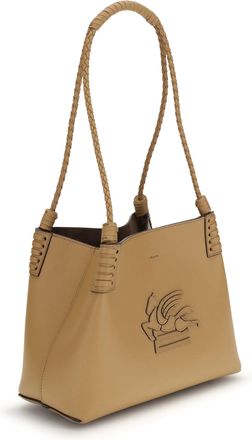 Etro Womens Libra Shopping Bag Y0886 Calf Suede Shoulder