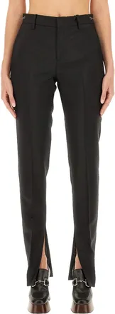 Gucci Mohair Wool Trousers - Black