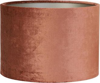 Light & Living Pantalla De L&aacute;mpara - Gemstone - Rojo - Textil - - Light&living