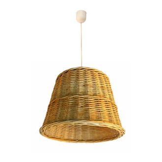 Wonderlamp L&aacute;mpara de techo natural con mimbre trenzado &oslash;40cm