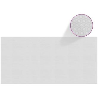 vidaXL Cubierta Solar De Piscina De Pe Flotante Gris 450x220 Cm Vidaxl