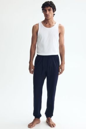 H&M 2-pack Regular Fit Sweatpants in Navy Blue/light Gray Melange at Nordstrom, Size X-Large
