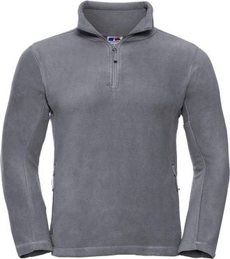 Russell Athletic Russell Heren Quarter Zip Fleece Top (Konvooi Grijs)