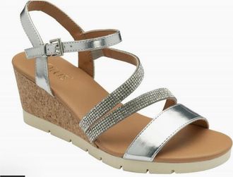 Lotus Womens Lotus Goldie ladies sandal in Silver - Brown - Size: 4