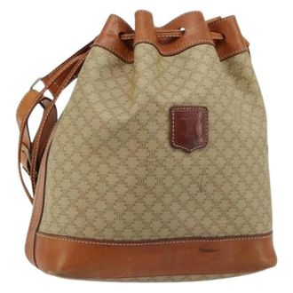 Celine Pre-owned Bucket Bags, female, Beige, Size: ONE SIZE Pre-owned Vintage Bucket Bag