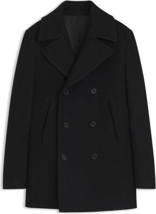 BOSS BY BECKHAM peacoat in virgin wool