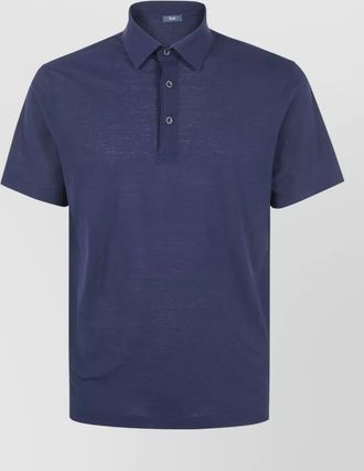 Herno cotton short-sleeve polo shirt