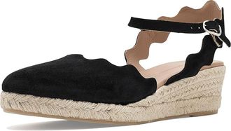 Eric Michael Abilene Womens Wedge Shoes Black : EU 40 (US Womens 9.5-10) M (B), Leather