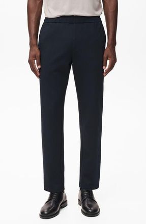 Mango Technical Structured Joggers in Navy at Nordstrom, Size Large