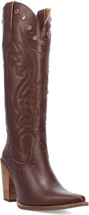 Dingo Rock N Rebel Knee High Western Boot in Brown at Nordstrom, Size 8.5