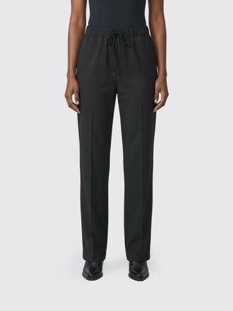 Maison Margiela Straight-Leg Wool and Cotton Trousers with Drawstring Waist
