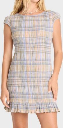 Billabong Bright Side Mini Dress In Twilight Blue