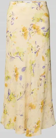 Moves Maxirock mit elastischem Bund Modell Gebry in Hellgelb, Gr&ouml;&szlig;e 34