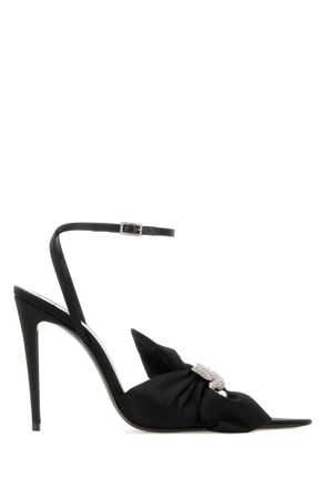 Saint Laurent Black Pointed Toe Heels