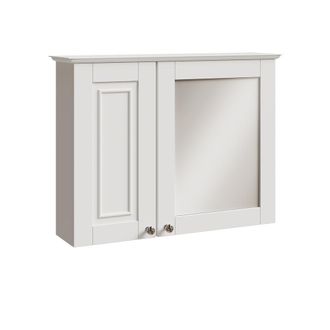 Vicco Armario Con Espejo De Ba&ntilde;o Vanity, Blanco, 68 X 51 Cm