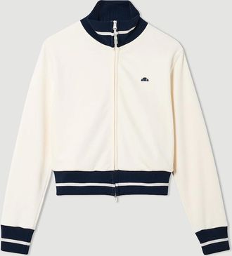 Ellesse Womens Sanita Fz Jacket - Off White - Cream - Size: 14