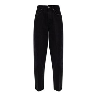 A Gold E Straight Jeans, female, Black, Size: W26 80s Jean High-Rise Vintage Taper