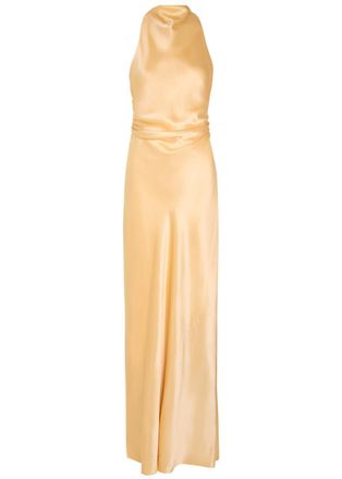 Reformation Anaiis Silk Maxi Dress - Cream - 0 (UK4 / Xxs)