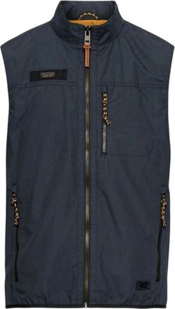 Camel Active Mouwloze bodywarmer - Heren - Jassen - Blauw - Maat: 2XL