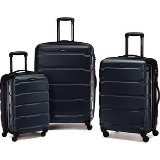 Samsonite Omni PC 3-Piece Set (20/24/28) Hardside Expandable Luggage with Spinner Wheels in Navy at Nordstrom