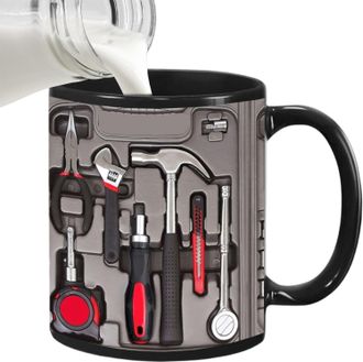 OEM Taza De Caf&eacute; Para Mec&aacute;nico - Taza De Agua Para Mec&aacute;nico Taza De Caf&eacute; Novedosa Kit De Herramientas De Cer&aacute;mica Para Ma&ntilde;ana, Tarde, Cocina, Viajes, Trab