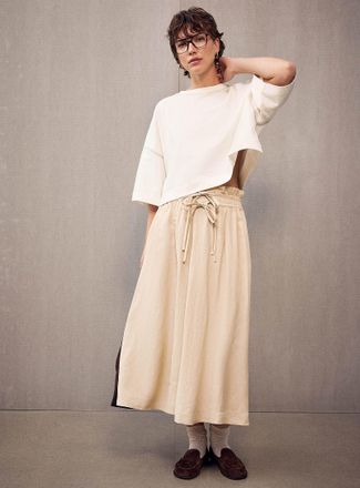 BOSS Womens Vakola pleated waist skirt