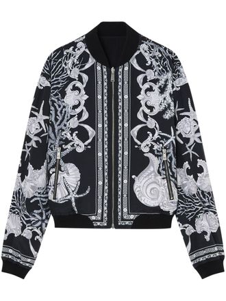 Versace Bomber Barocco Sea reversibile - Nero