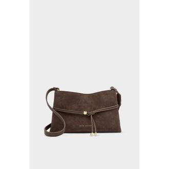 Katie Loxton Lori Suedette Crossbody Bag in Bitter Chocolate at Nordstrom