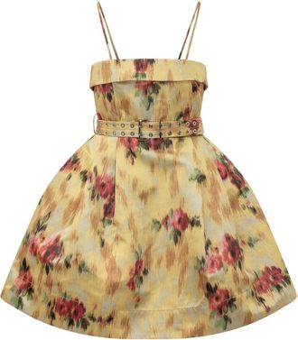 Ganni Short Dresses, female, Multicolor, Size: XS Duchesse Mini Dress