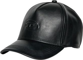 Diesel Zwarte zonneklep hoed herfst winter - unisex - Petten - Zwart - L - Polyester - Accessoires