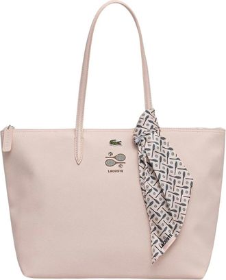 Lacoste Grote L.12.12 Concept Petit Piqu&eacute; Tote - Dames - Tassen - Roze - Maat: ONE Size Piqu&eacute;